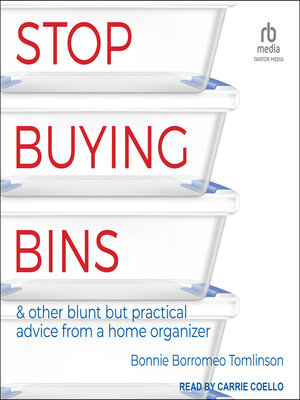 cover image of Stop Buying Bins